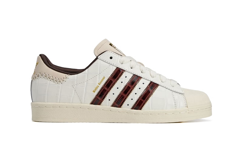 Wales Bonner x adidas Superstar Croc “Fox Brown” Wonder White/Fox Brown KH8797 Release Info