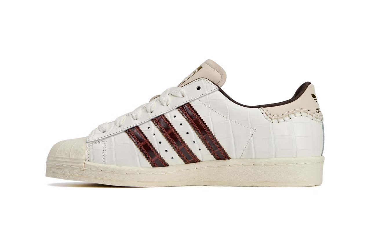 Wales Bonner x adidas Superstar Croc “Fox Brown” Wonder White/Fox Brown KH8797 Release Info
