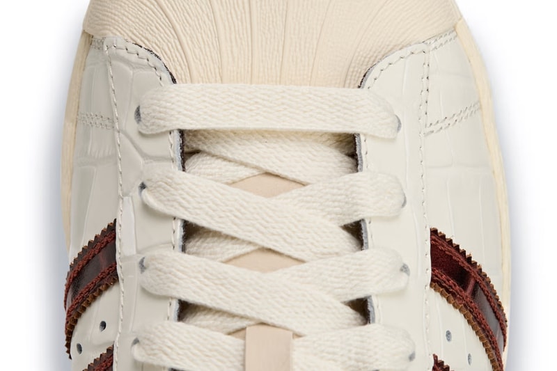 Wales Bonner x adidas Superstar Croc “Fox Brown” Wonder White/Fox Brown KH8797 Release Info