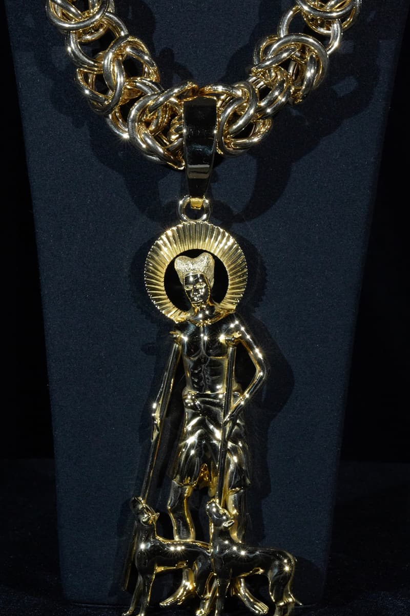 Alex Moss NY Crafts Exclusive 'Don't Tap the Glass' Gold Chain for Tyler, the Creator asap rocky rapper 