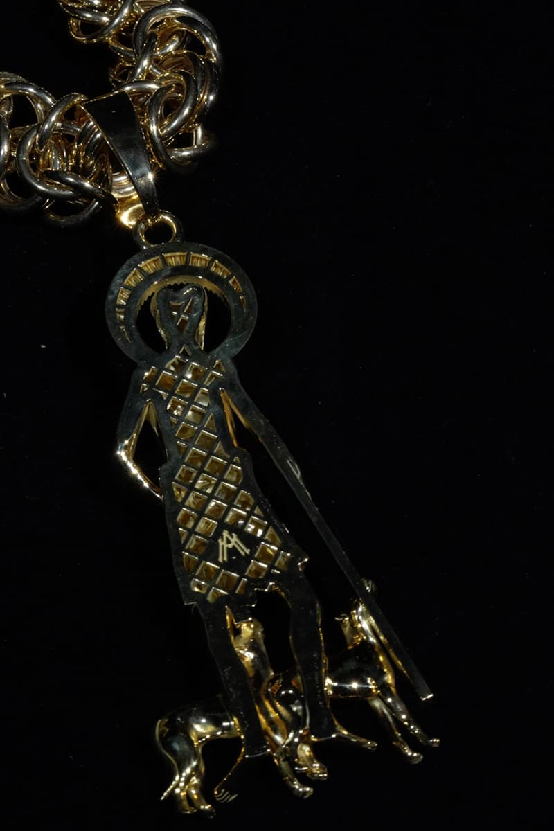 Alex Moss NY Crafts Exclusive 'Don't Tap the Glass' Gold Chain for Tyler, the Creator asap rocky rapper 