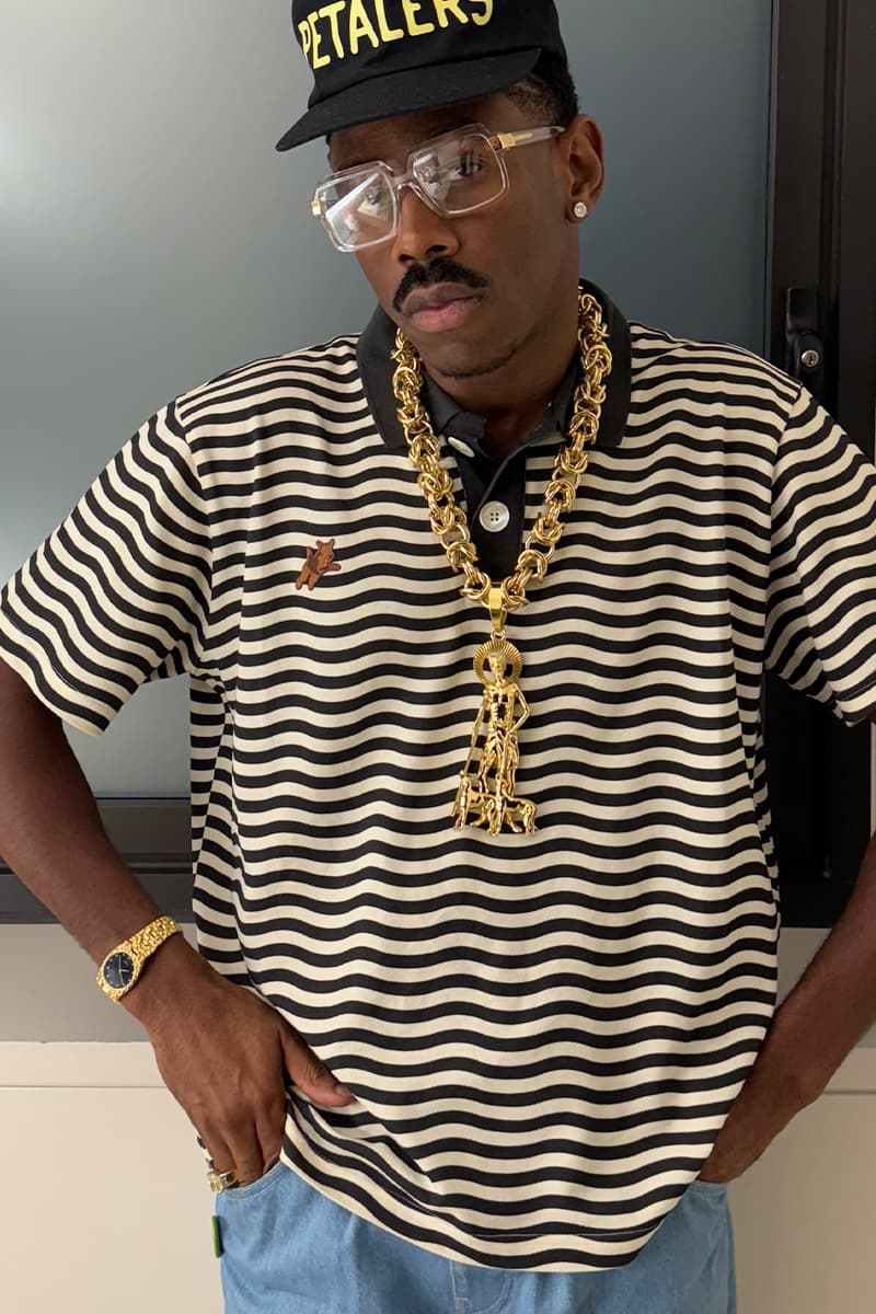 Alex Moss NY Crafts Exclusive 'Don't Tap the Glass' Gold Chain for Tyler, the Creator asap rocky rapper 