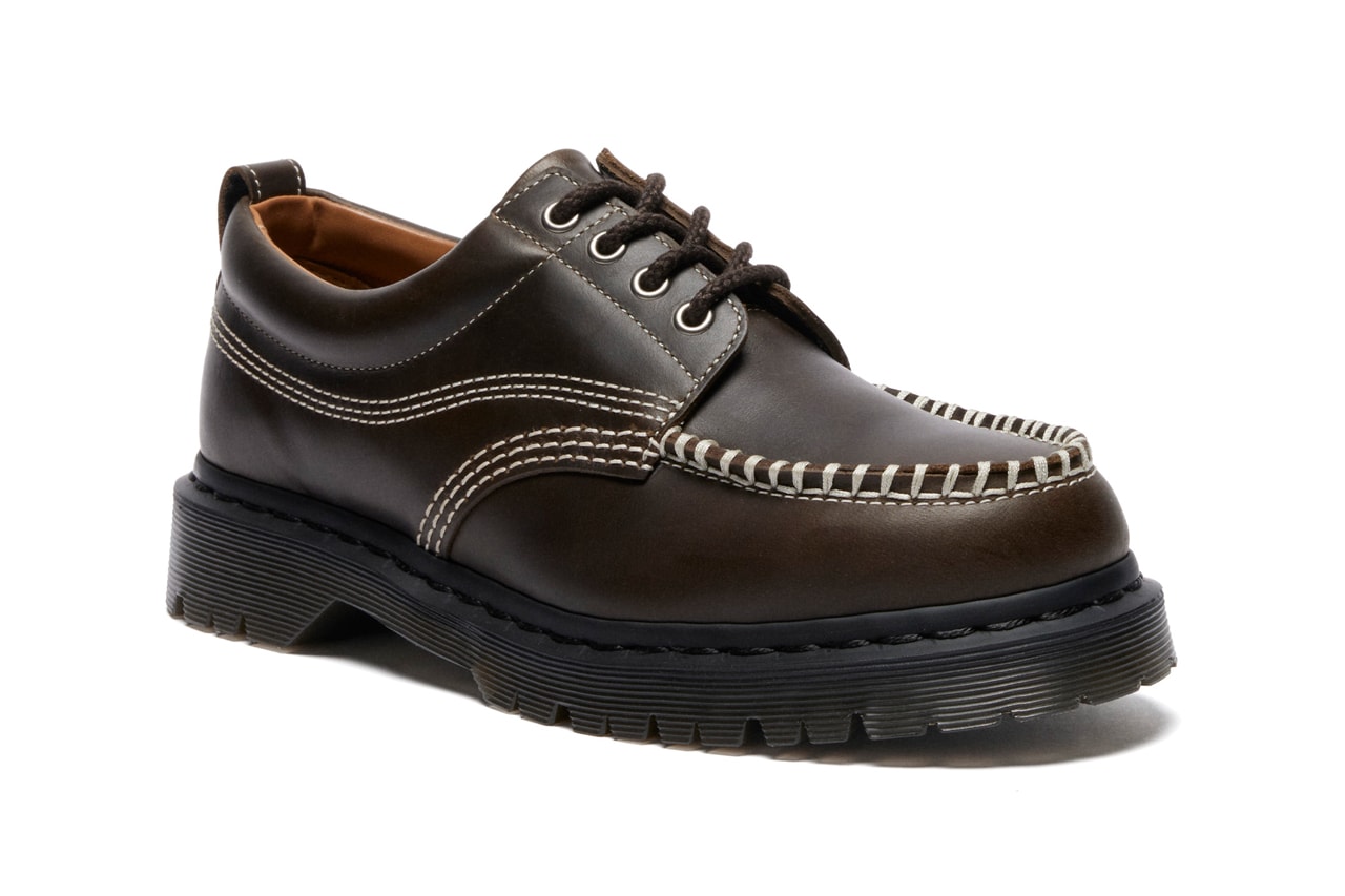 Dr. Martens Lowell Moc Toe Fall 2025 Release Date info store list buying guide photos price Russet Red Olive Midnight Blue 42091600 41627300 41627400 x