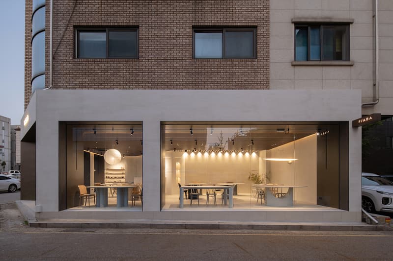 flw8studio F/ABA FIABA NEST Seoul showroom Info office studio store interiors 