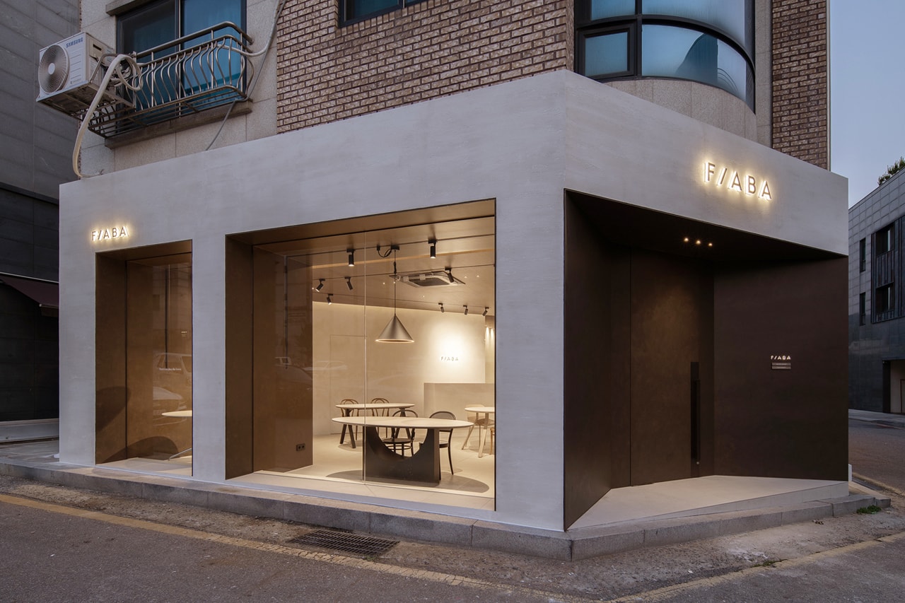 flw8studio F/ABA FIABA NEST Seoul showroom Info office studio store interiors 