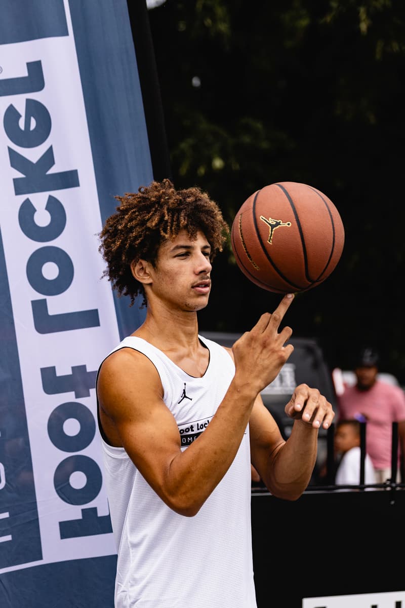 Footlocker home court jordan brand anniversary clapham london basketball tournament Lostboys ufdn thunder bellas 5v5 teams slam-dunking