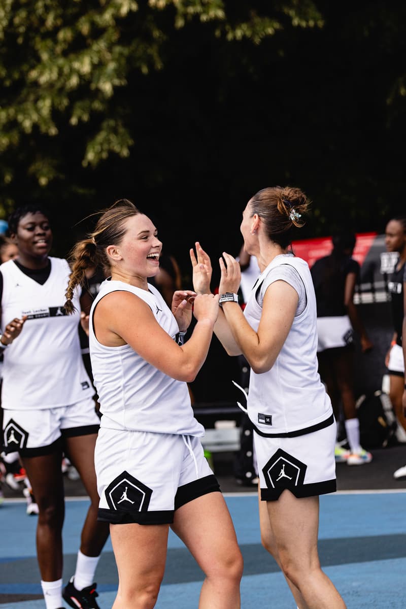 Footlocker home court jordan brand anniversary clapham london basketball tournament Lostboys ufdn thunder bellas 5v5 teams slam-dunking