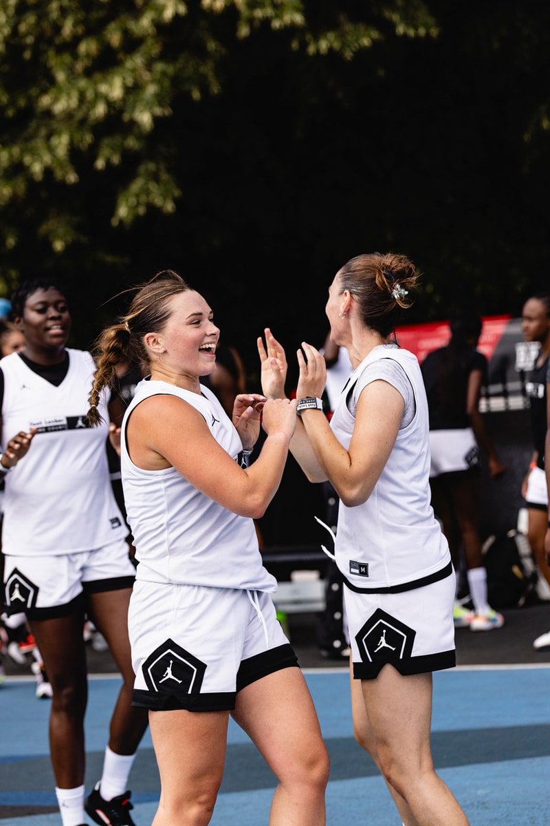 Footlocker home court jordan brand anniversary clapham london basketball tournament Lostboys ufdn thunder bellas 5v5 teams slam-dunking