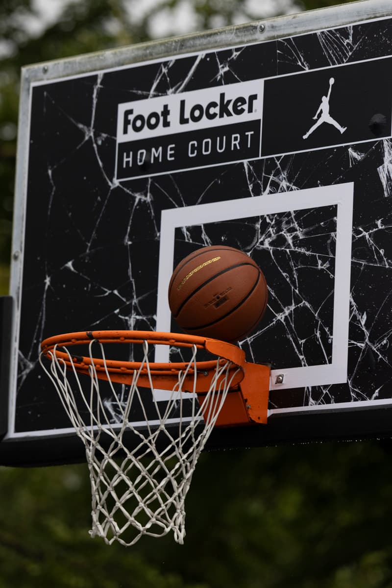 Footlocker home court jordan brand anniversary clapham london basketball tournament Lostboys ufdn thunder bellas 5v5 teams slam-dunking