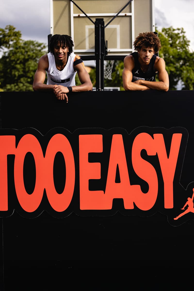 Footlocker home court jordan brand anniversary clapham london basketball tournament Lostboys ufdn thunder bellas 5v5 teams slam-dunking