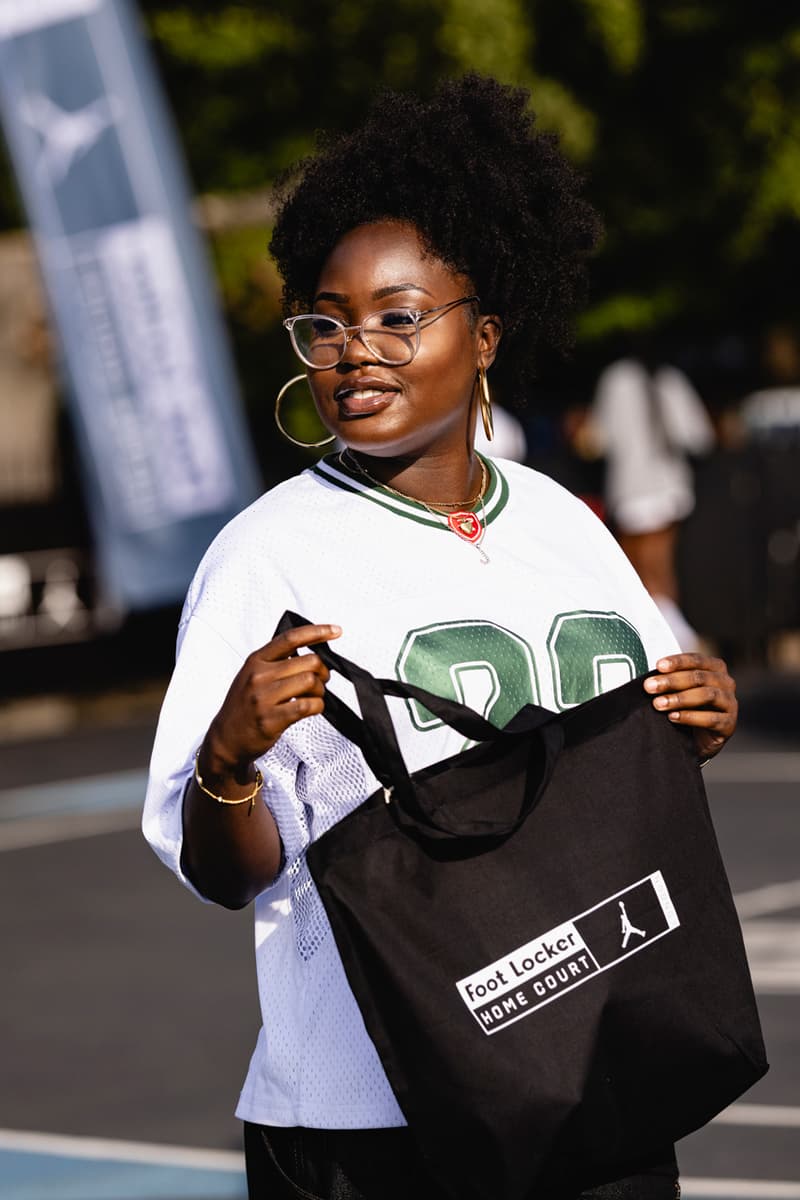 Footlocker home court jordan brand anniversary clapham london basketball tournament Lostboys ufdn thunder bellas 5v5 teams slam-dunking