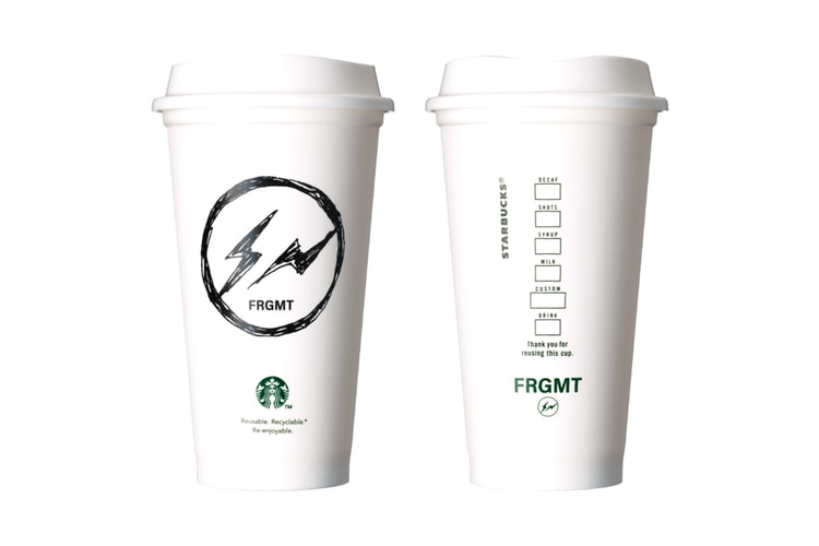 Hiroshi Fujiwara and Starbucks Japan Debut "BBTEA by FRAGMENT" Drink With Reusable Cup