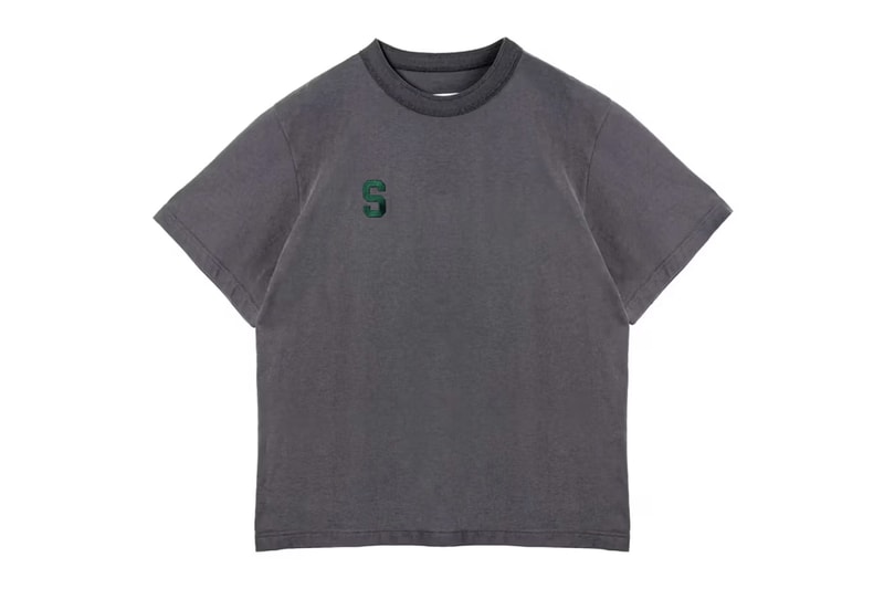 Dover Street Market GINZA Reopens With sacai Collaboration chitose abe collaborative t-shirts black white charcoal gray
