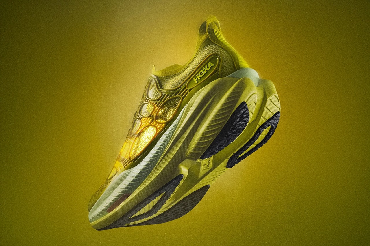 HOKA Mach X Caged All-Black Moss Green Release Info Pebax® x