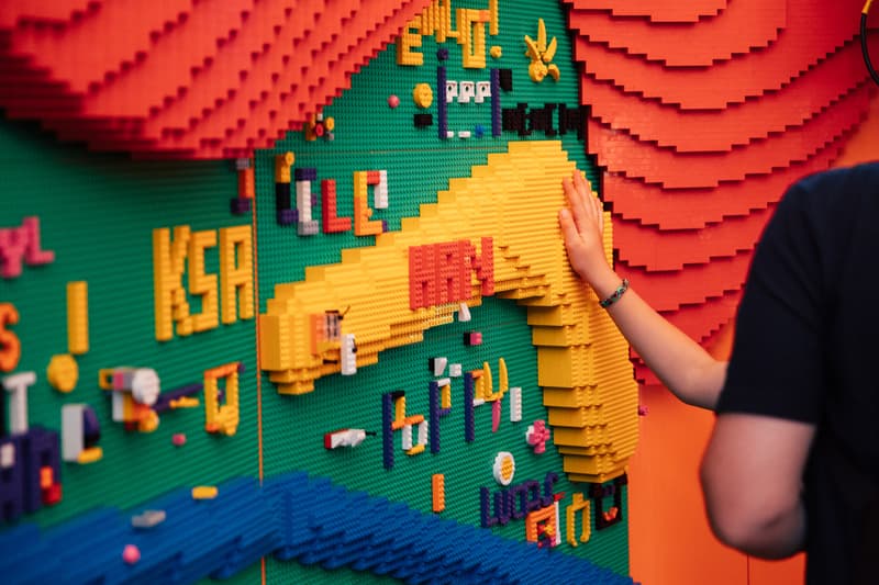 LEGO PLAY Pavilion Serpentine Gallery martine rose nike art album cover jaguar moe osman David Zakwan LEGO® Master Builders creativity