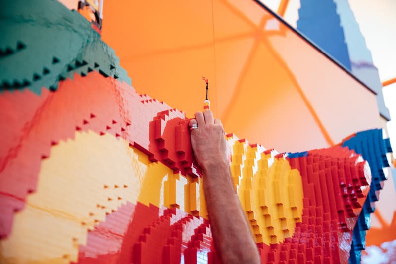 LEGO PLAY Pavilion Serpentine Gallery martine rose nike art album cover jaguar moe osman David Zakwan LEGO® Master Builders creativity