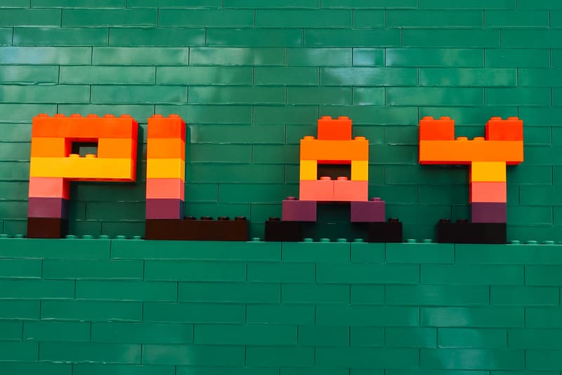 LEGO PLAY Pavilion Serpentine Gallery martine rose nike art album cover jaguar moe osman David Zakwan LEGO® Master Builders creativity