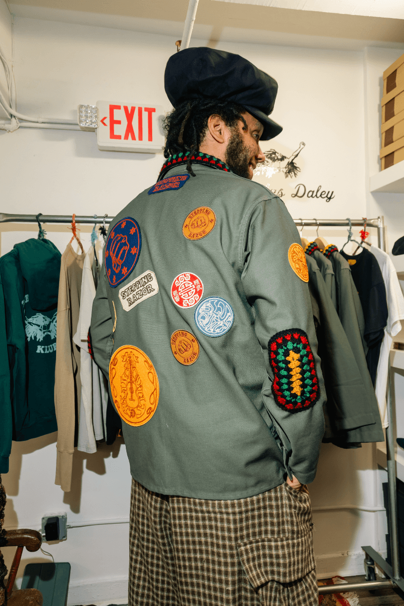 Nicholas Daley Kozaburo Modern Work Wear Nepenthes New York reworked Workaday jacket Central Saint Martins South African artist Esther Mahlangu Union Tokyo founder Chris Gibbs