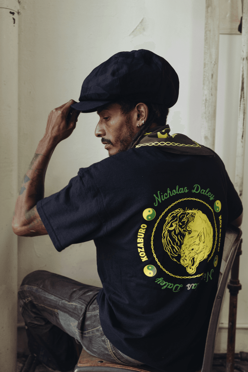 Nicholas Daley Kozaburo Modern Work Wear Nepenthes New York reworked Workaday jacket Central Saint Martins South African artist Esther Mahlangu Union Tokyo founder Chris Gibbs