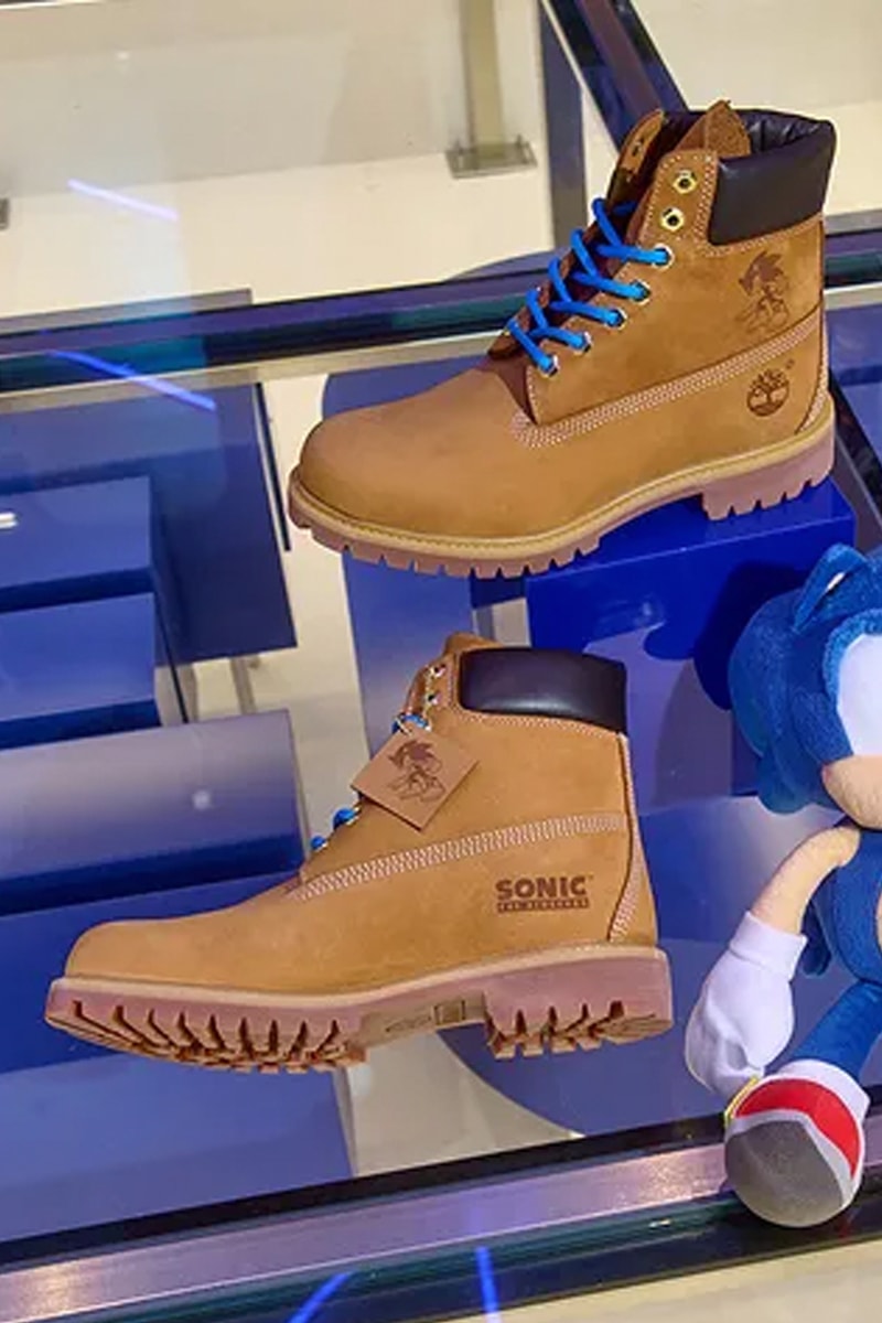 Timberland Unveils Limited Edition 'Sonic the Hedgehog' Collaboration 6-inch premium waterproof boots 30 pairs available graphic t-shirts