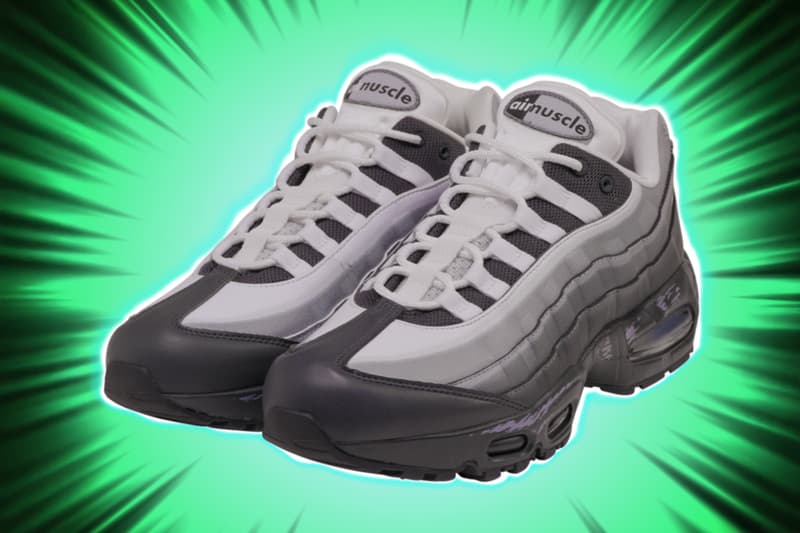 Yu-Gi-Oh! Nike Air Max 95 Muscle II7404-400 Release Date info store list buying guide photos price .swoosh psychic blue Joey Wheeler Katsuya Jounouchi Feedback