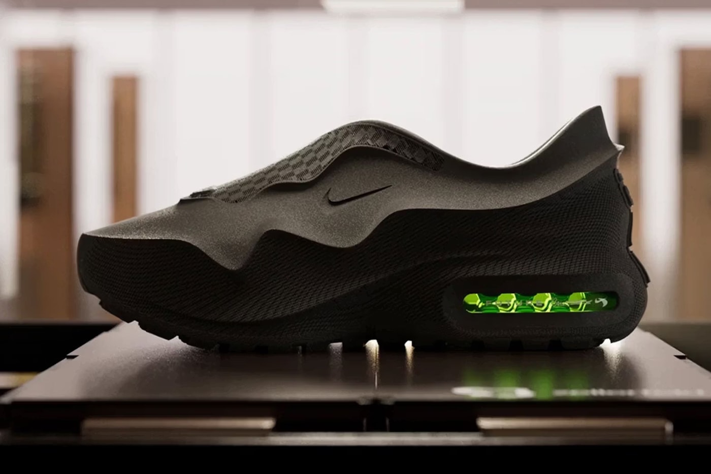 Nike Drops Exclusive Zellerfeld Air Max 1000 in "Black" limited to 300 pieces 3d printed all black neon green air max day