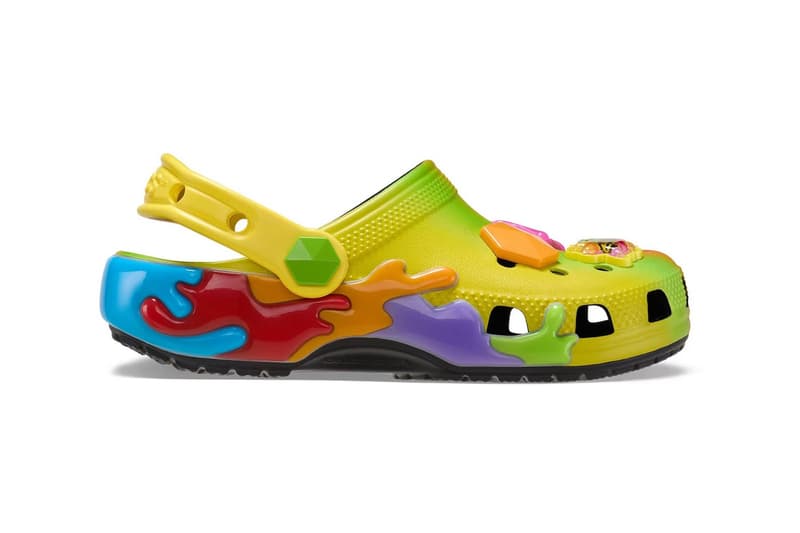Crocs Reveals Colorful Gushers Collaborative Classic Clog nostalgic candy 90s