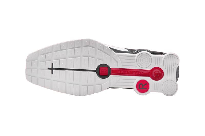 Martine Rose x Nike Shox MR4 "Fire Red” "Metallic Platinum" IM5420-600 IM5420-100 Release Info 