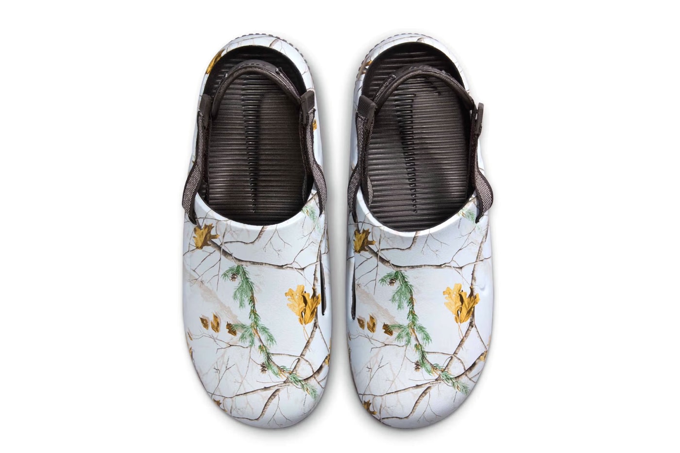  Nike Calm Mule Arrives in "Light Blue Realtree" velvet brown IB2455-201 clog mule shoe relaxation
