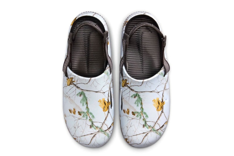  Nike Calm Mule Arrives in "Light Blue Realtree" velvet brown IB2455-201 clog mule shoe relaxation