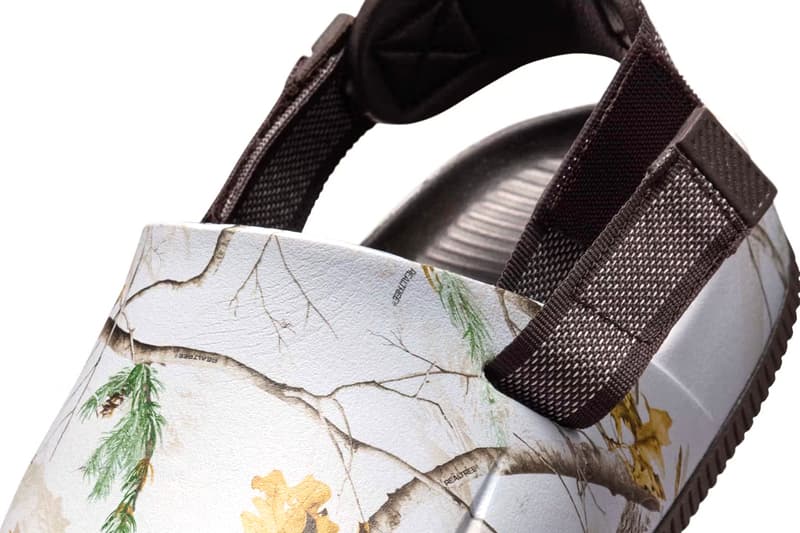  Nike Calm Mule Arrives in "Light Blue Realtree" velvet brown IB2455-201 clog mule shoe relaxation