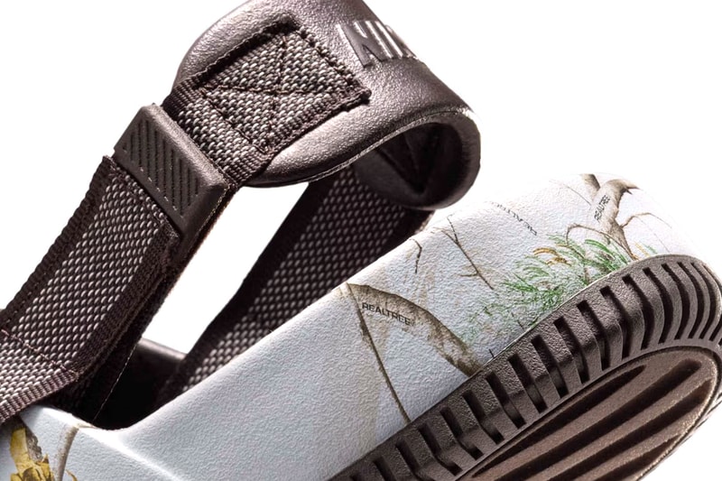  Nike Calm Mule Arrives in "Light Blue Realtree" velvet brown IB2455-201 clog mule shoe relaxation