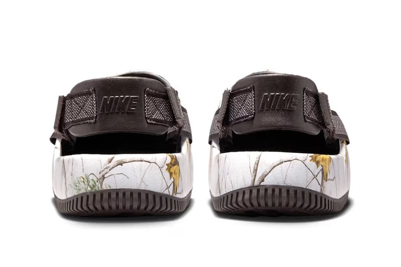  Nike Calm Mule Arrives in "Light Blue Realtree" velvet brown IB2455-201 clog mule shoe relaxation