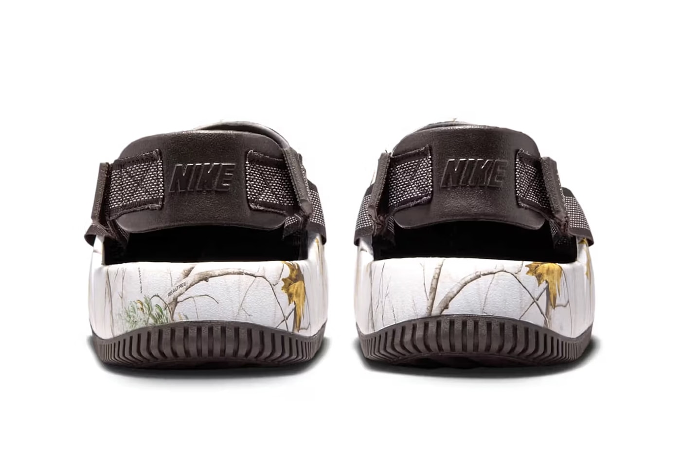  Nike Calm Mule Arrives in "Light Blue Realtree" velvet brown IB2455-201 clog mule shoe relaxation