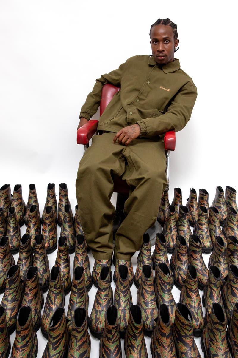 SOLDIER Timberland 'THE TIGER' 6-Inch Zipper-Boot Release art artworks