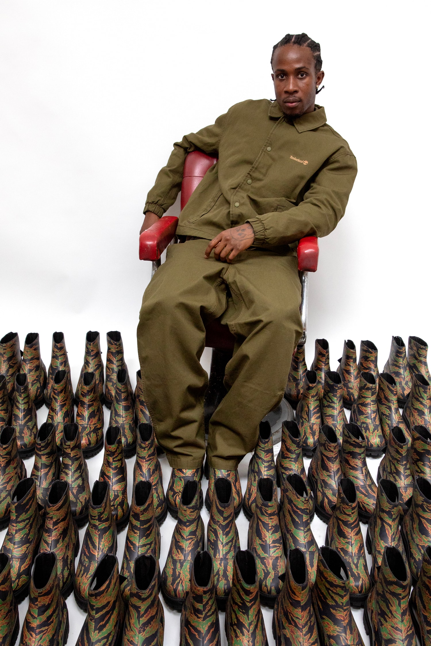 SOLDIER Timberland 'THE TIGER' 6-Inch Zipper-Boot Release art artworks