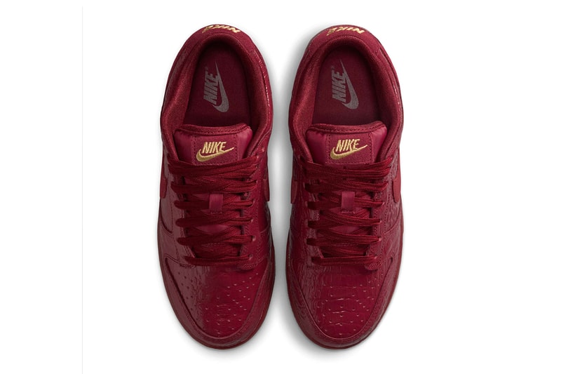 Nike Dunk Low Crocodile team Red HV4388-600 Release Info