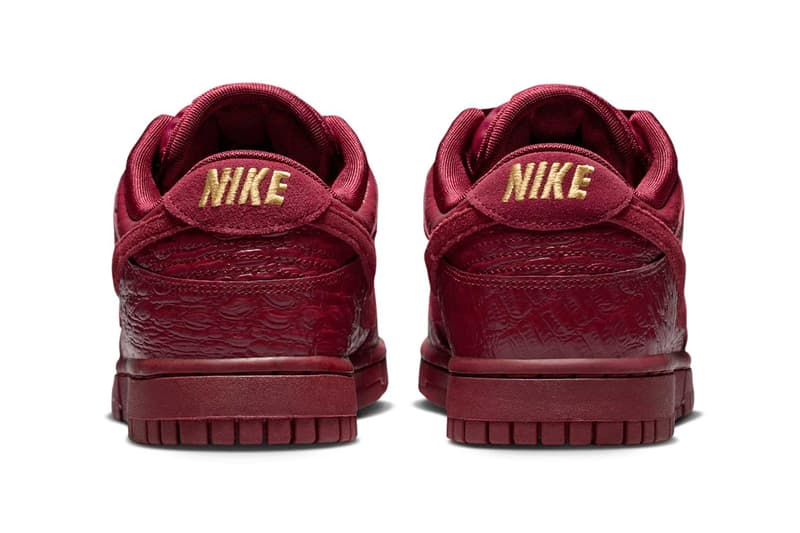 Nike Dunk Low Crocodile team Red HV4388-600 Release Info