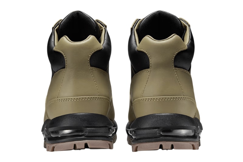 Nike’s ACG (All Conditions Gear) Air Max Goadome is re-released on Nike.com in "Black/Sesame/Neutral Olive". 