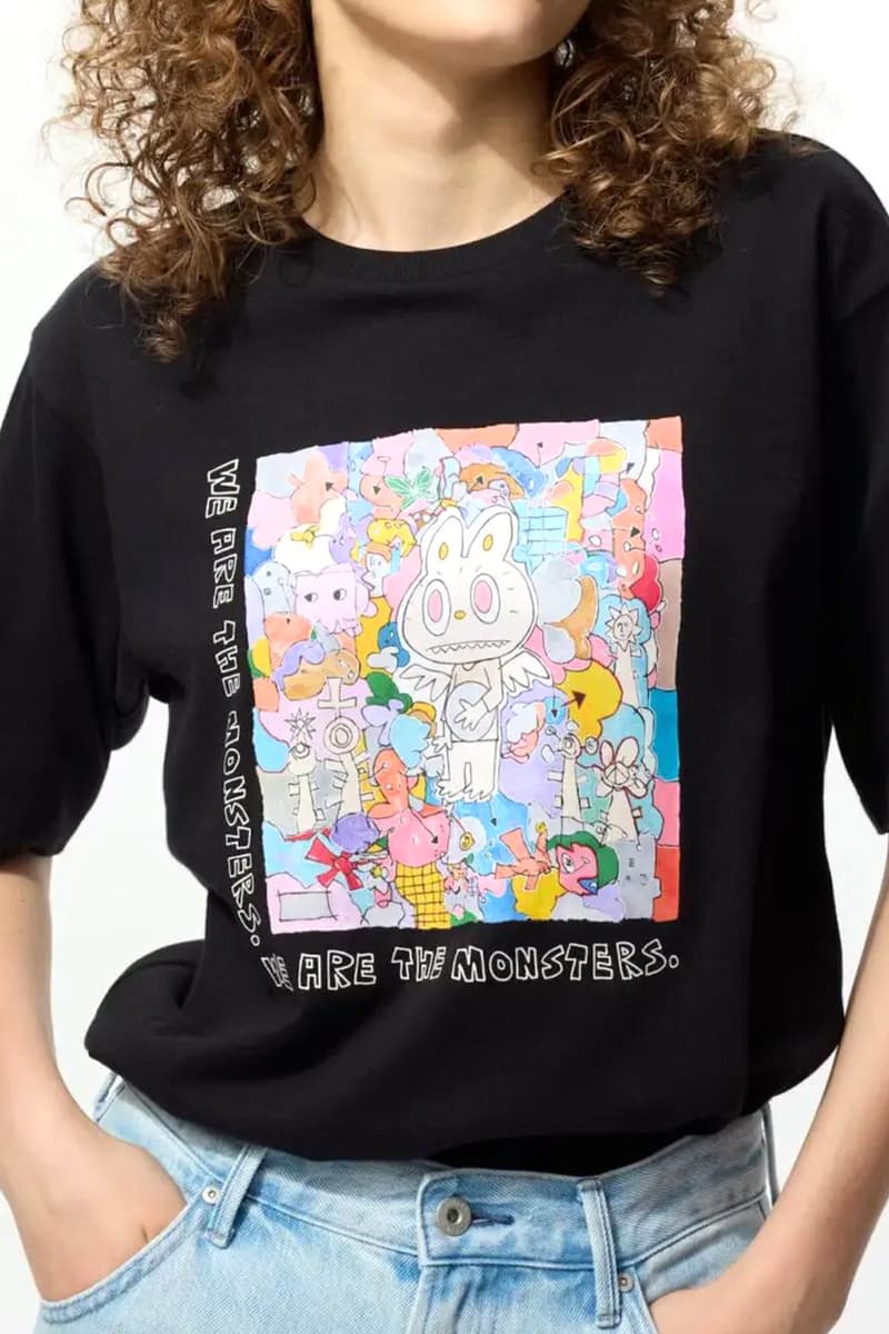 UNIQLO UT and POP MART Unite for "The Monsters" Collection zimomo labubu kasing lung toys collaboration collab