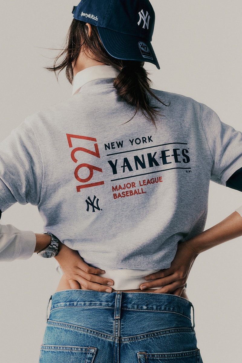 47 Sporty and Rich new york Yankees Collaboration collection Second Drop Release Info