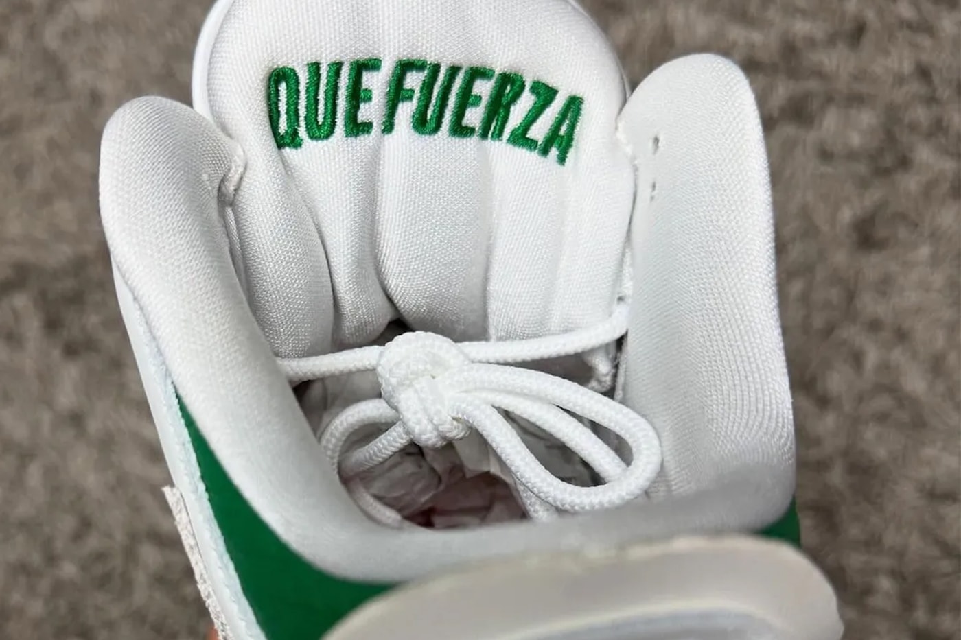 First Look at the Air Jordan 3 Mexico "El Vuelo" Summit White/Metallic Gold-Pine Green-Dragon Red-Sail  IO1752-100
