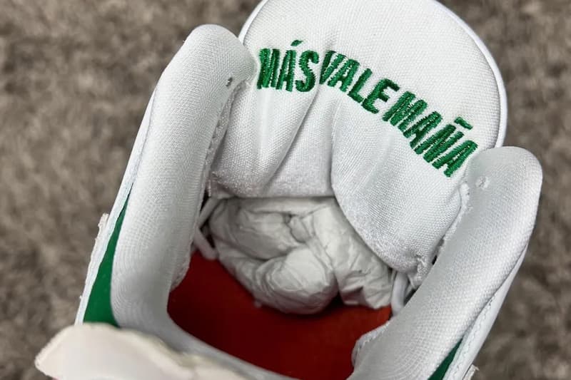 First Look at the Air Jordan 3 Mexico "El Vuelo" Summit White/Metallic Gold-Pine Green-Dragon Red-Sail  IO1752-100