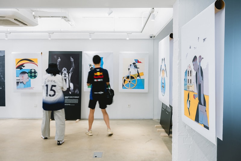 newcastle united joonho ko art exhibition road to wembley illustrator ewen spencer jimmy turrell korea seoul baltic center for contemporary arts