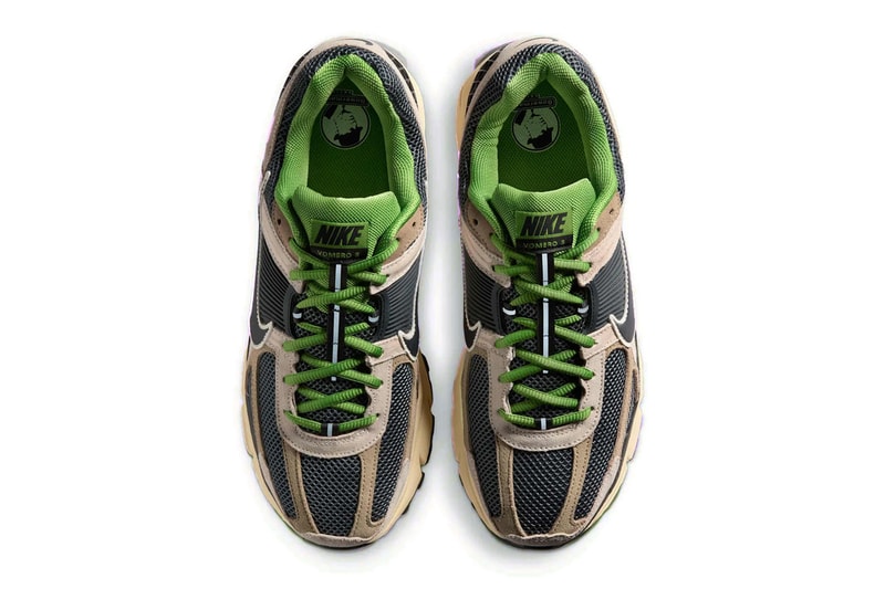 Nike Zoom Vomero 5 "Pale Ivory/Chlorophyll" Pale Ivory/Smoke Grey-Chlorophyll-Off Noir  HF1553-102 Release Info