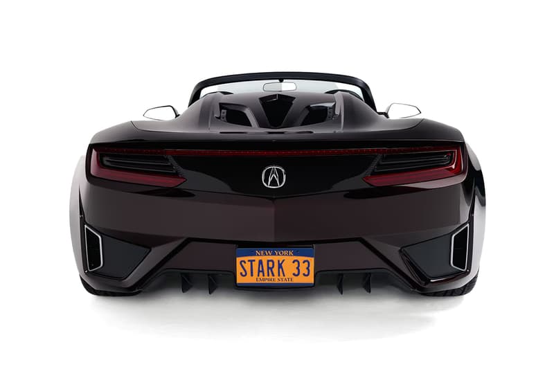 Acura Marvel Avengers NSX Roadster Monterey Car Week Auction Info