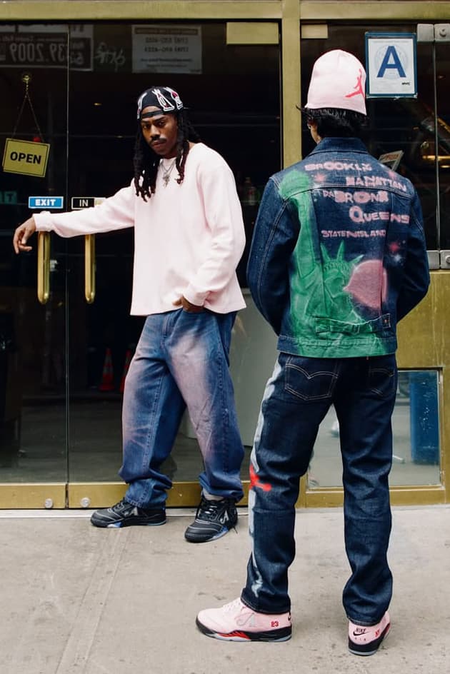 Awake NY Reminds Us Who Runs Orchard Street in Locally Lensed Lookbook laams scarrs pizza air jordan 4 collab boro 
