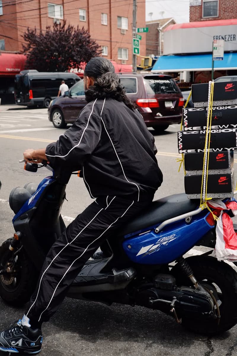 Awake NY Reminds Us Who Runs Orchard Street in Locally Lensed Lookbook laams scarrs pizza air jordan 4 collab boro 