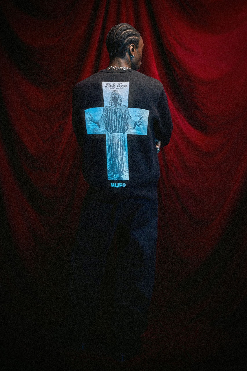 Isaac Hayes' Iconic Albums Are the Centerfold of His HUF Collaboration release info drop lookbook Black Moses, Live at the Sahara Tahoe, and Hot Buttered Soul