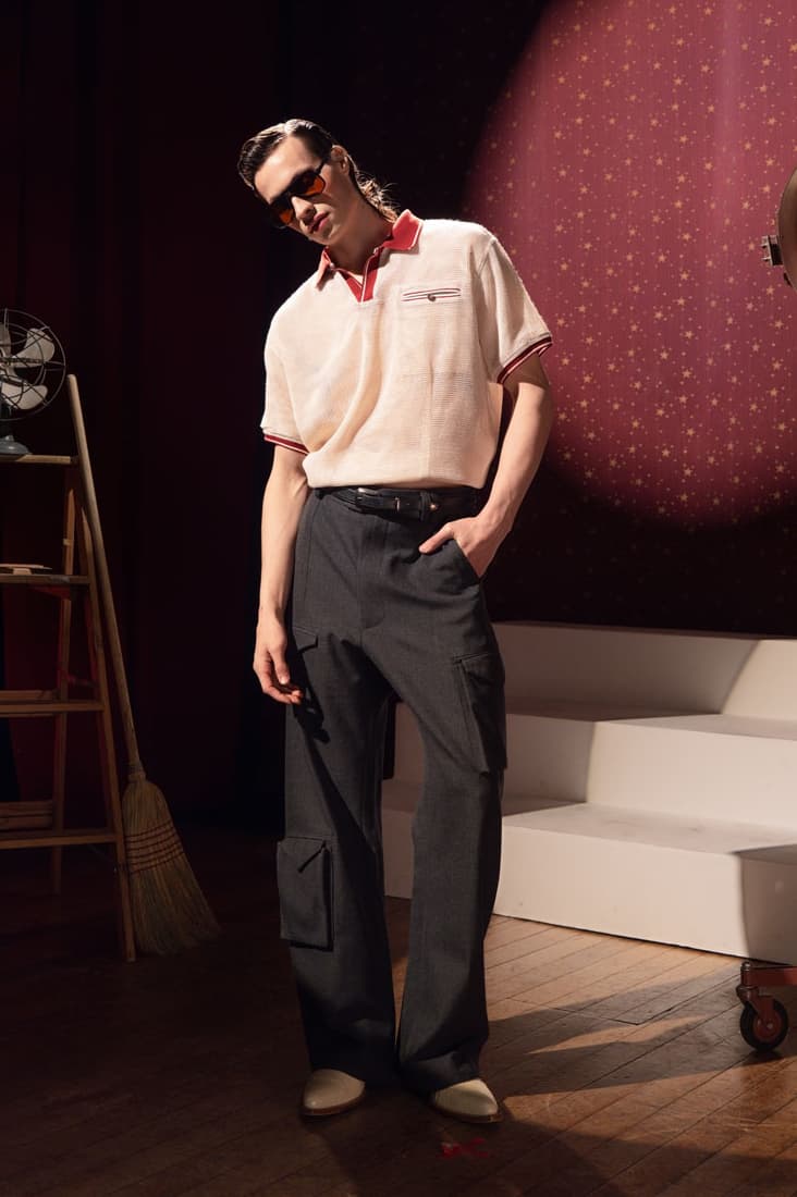 Kody Phillips Takes Us to the Cabaret for Fall/Winter 2025 the great show collection release info price drop leather jacket lasso shirt designer lookbook new york city menswear 